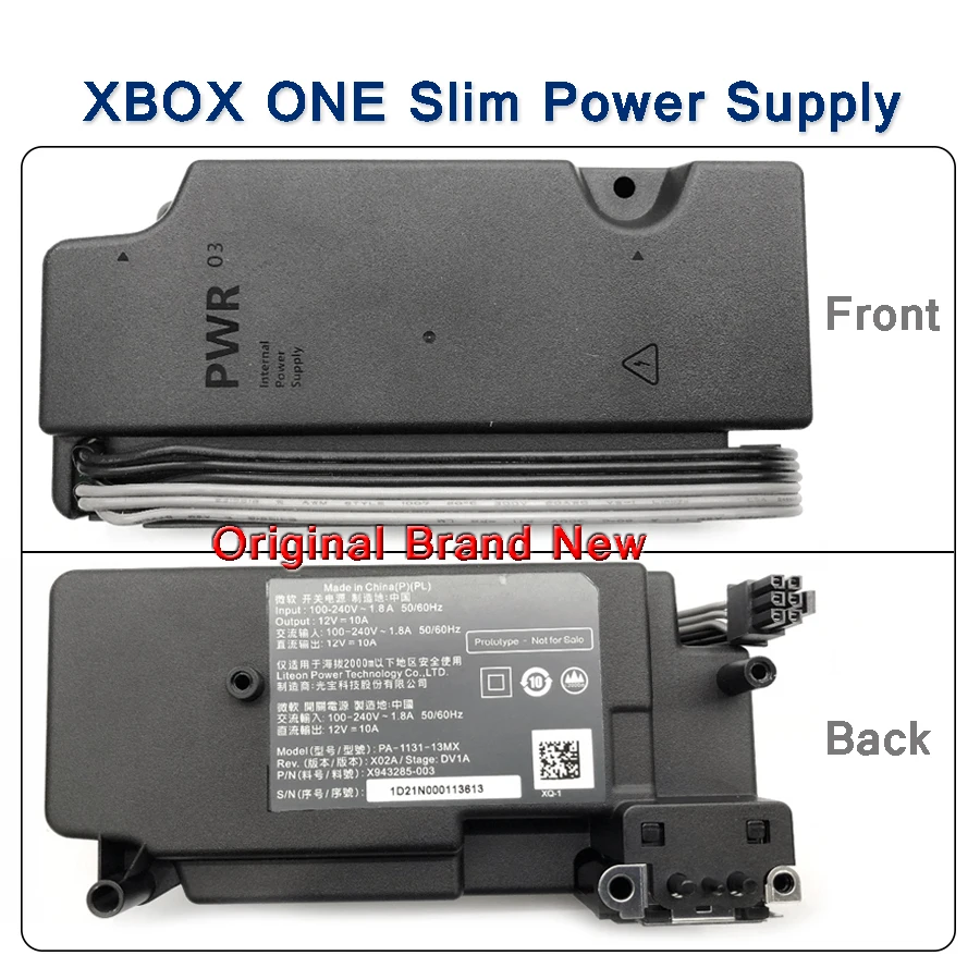 Оригинальная новая запасная часть Питание доска для Xbox One S/ Slim консоли 110V 220V