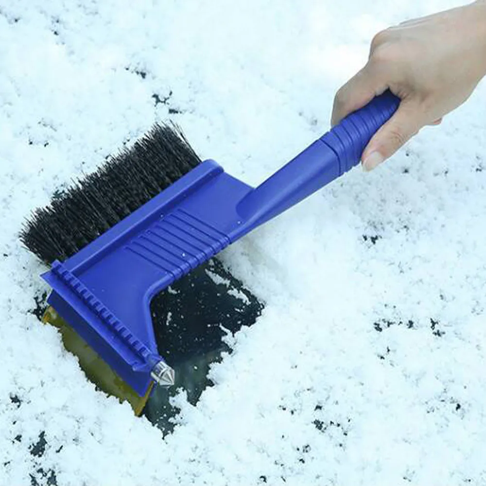 Car Snow Brush Shovel Windshield Window Ice Scraper Clean Emergency Safety Hammer Car-Styling Winter Snow Removal Cleaning Tool