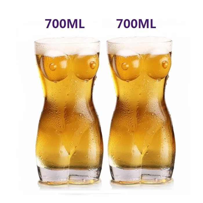 Women Women 700ml Креативные сексуальные Хрустальные стеклянные чашки, термостойкие двойные стенки, пивные чашки, красивые, для человеческого тела, дизайнерские стаканы, хорошие подарки - Цвет: Women Women 700ml