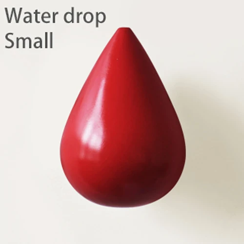 Small Red Крючки для одежды из натурального дерева, настенные украшения для дома, украшение для шляп, сумок, полотенец, сумок, вешалок для шарфов на стену - Цвет: Small Red