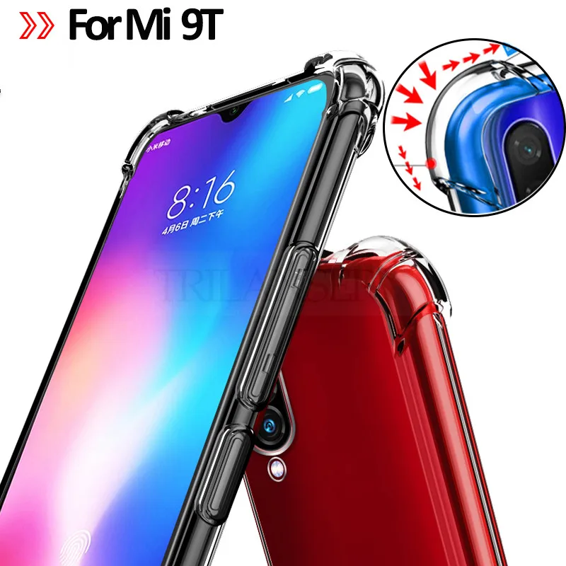 Защитный силиконовый чехол для xiaomi mi 9t redmi note 7 5 Pro GO Case противоударный ксиоми ми 9т