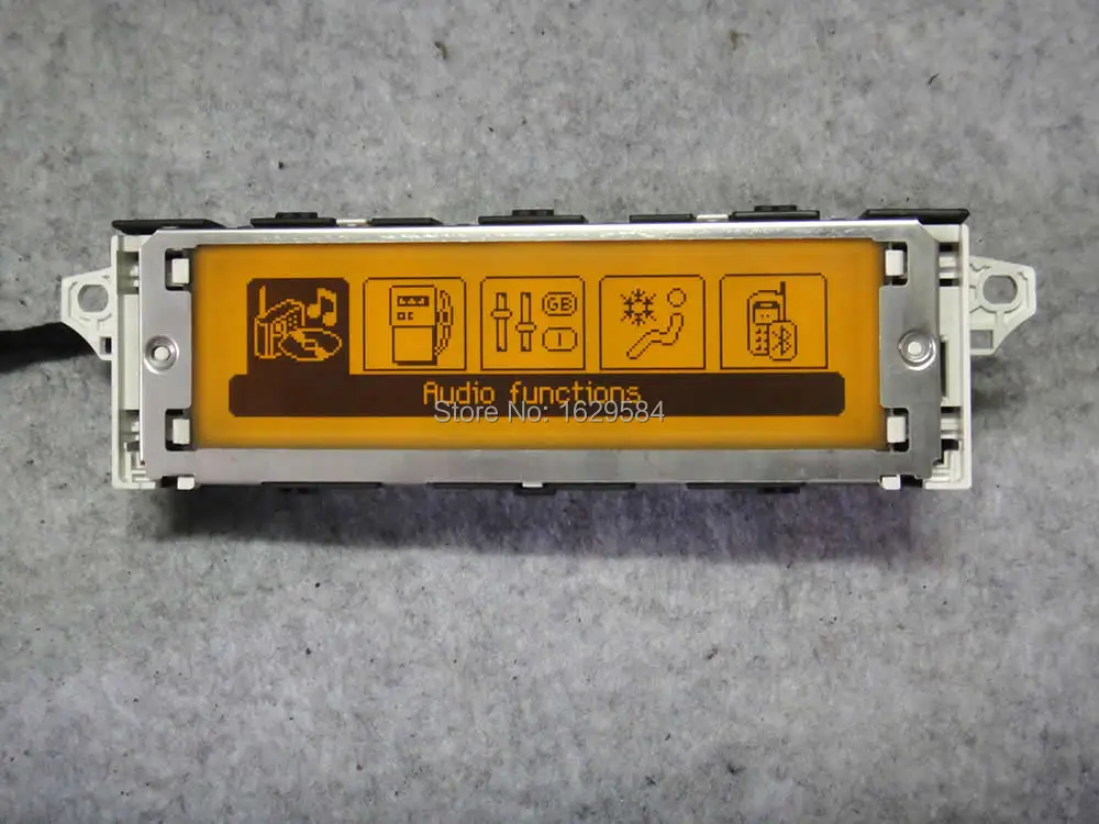 Оригинальный Автомобильный дисплей с поддержкой USB и Bluetooth желтый монитор для