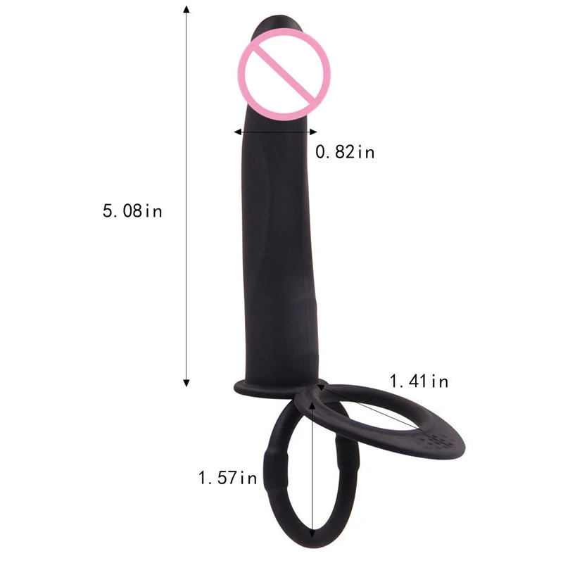 Мягкий Двойной вибратор секс-игрушка в виде пениса Вибратор strapon Вибрирующая