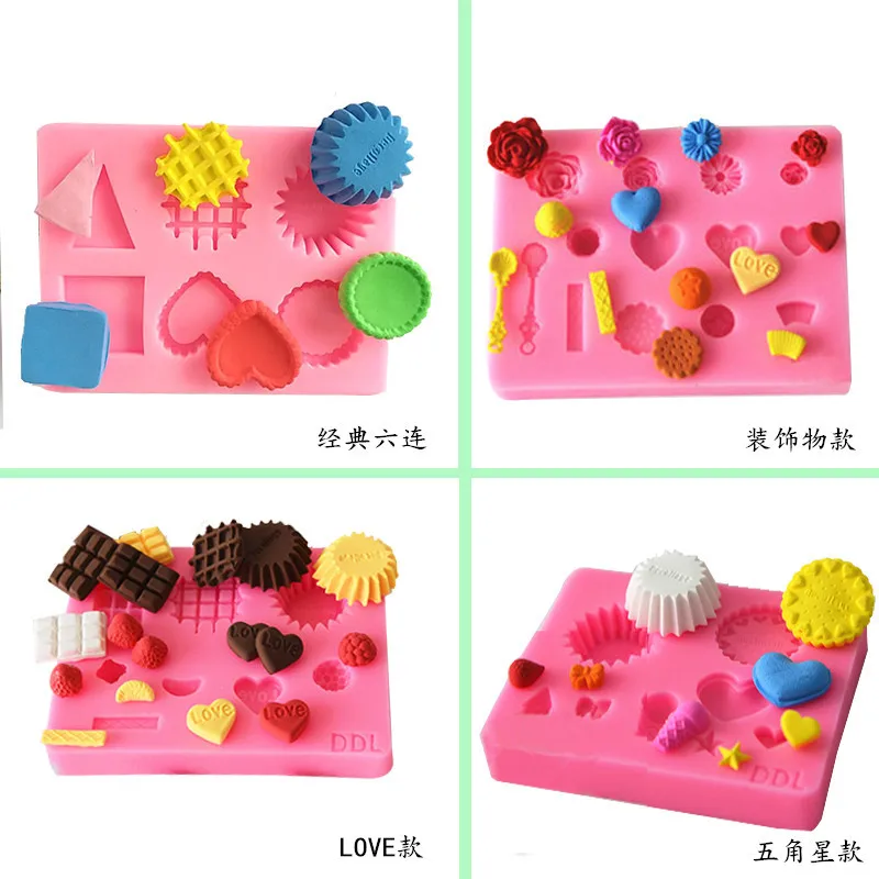 

Clay dessert silicone mold cake accessories factory outlet