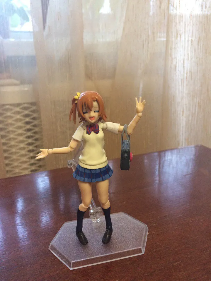 Figma 253 Love Live School Idol Project Kousaka Honoka ПВХ фигурка Коллекционная модель игрушки 14