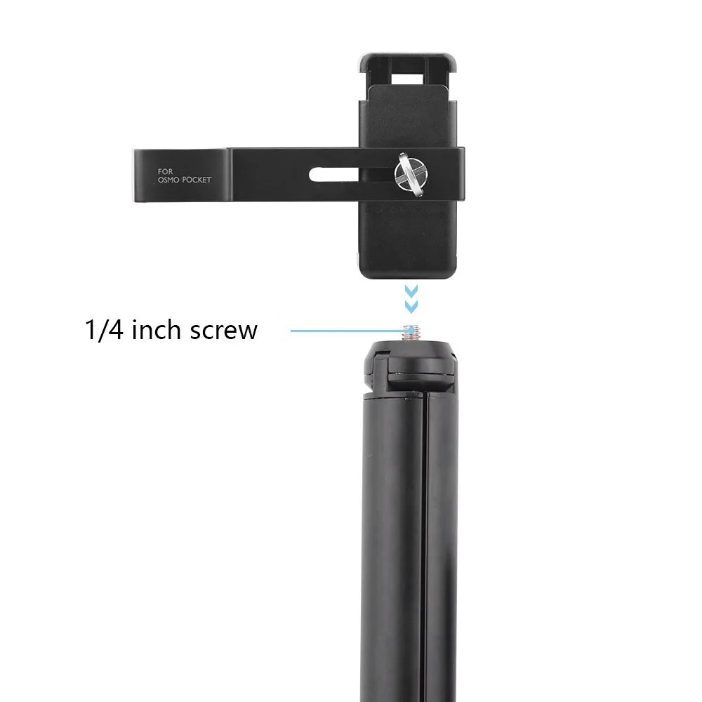 Phone Securing Clip Bracket Support stand Plastic Material with Metal Tripod Handheld Gimbal Accessories for DJI Osmo Pocket 2 |