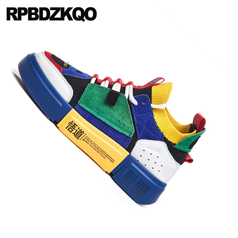 Эластичные криперы на толстой подошве женские кроссовки увеличивающие рост