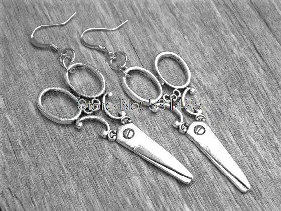 10 пар женские серебряные ножницы в викторианском стиле | Украшения и аксессуары