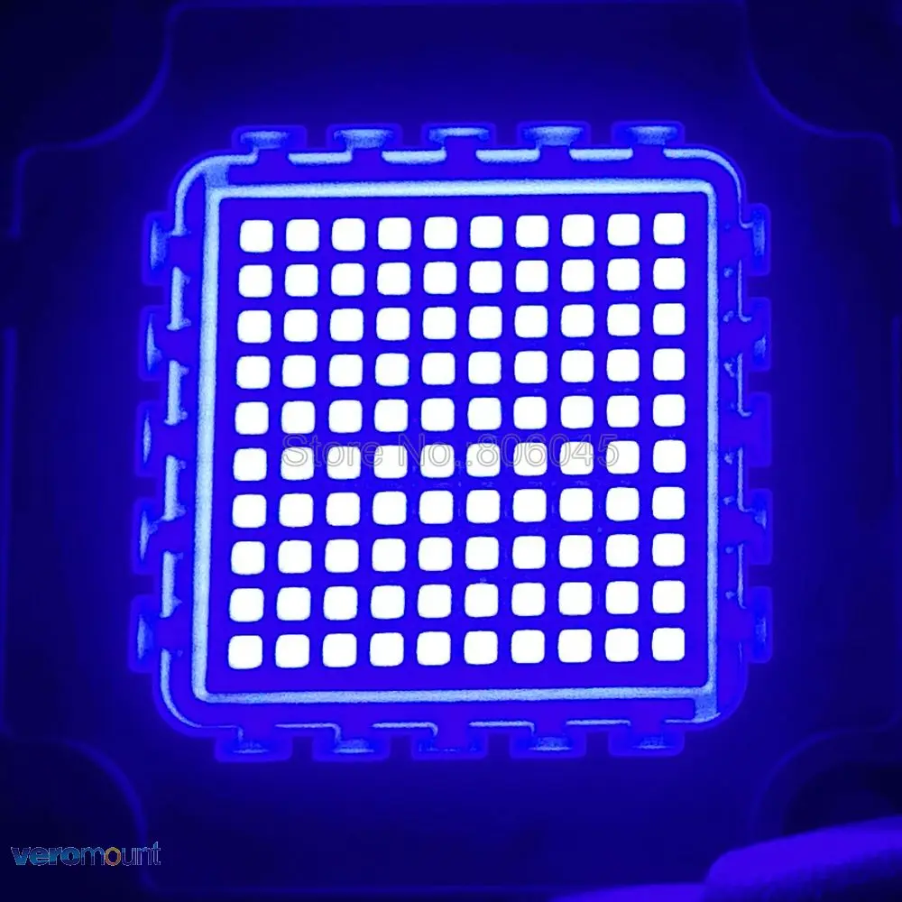 Epi led s 45*45 мил чип 100 Вт светодиодный высокой мощности Синий нм-нм COB диод SMD для DIY