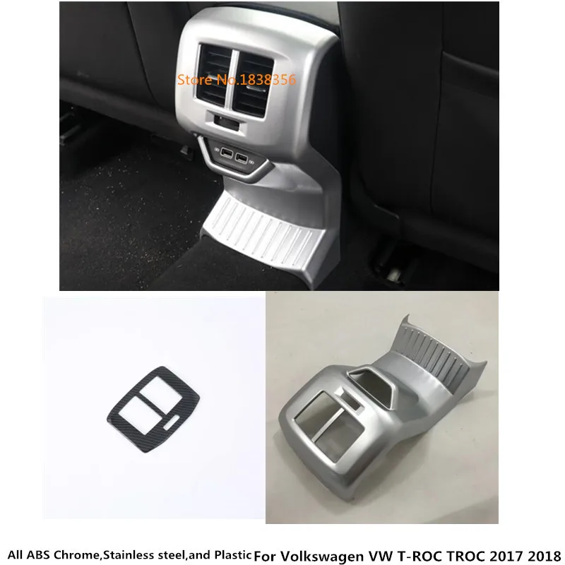 Подлокотник из углеродного волокна для Volkswagen VW T-ROC TROC 2017 2018 2019 2020 2021 | Автомобили и