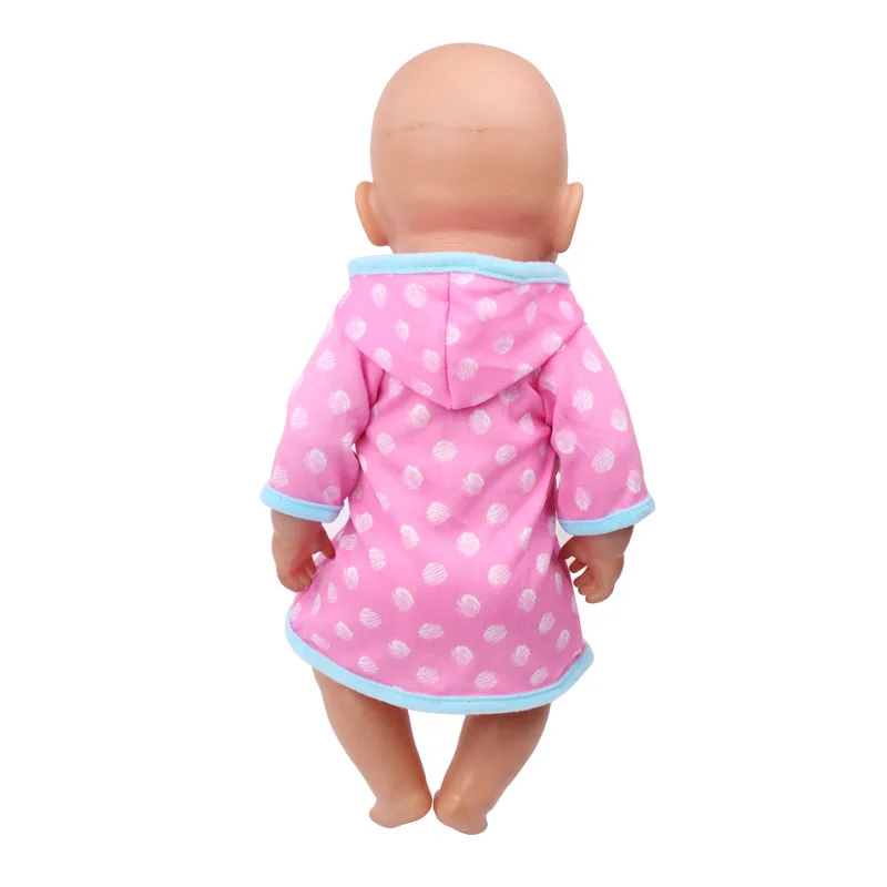43 см Одежда для кукол новорожденных Пижамный костюм халат банное полотенце
