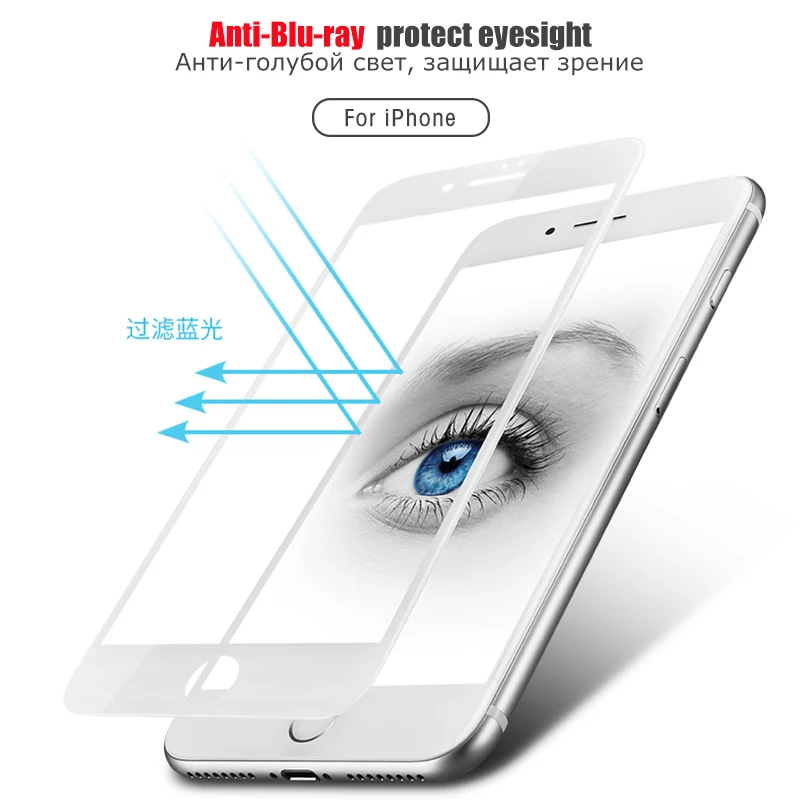 Защитное стекло закаленное для iPhone X/XR/8/5/6/6S/7 Plus/XS Max|phone cases|for iphonefor iphone 5 |