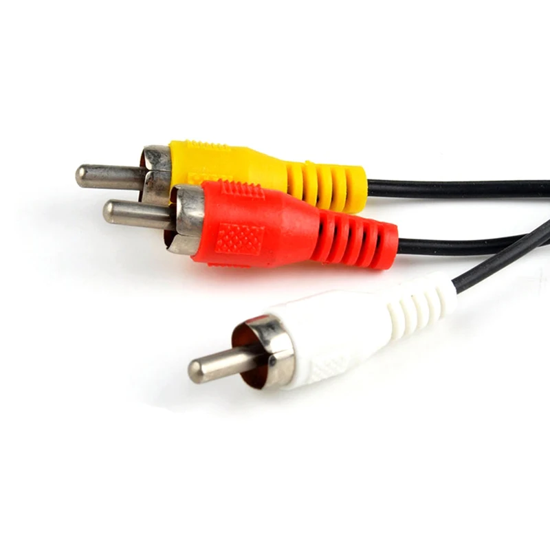 Кабель Male-3 RCA цифровой аудио-видео композитный AV Мужской M/M Соединительный
