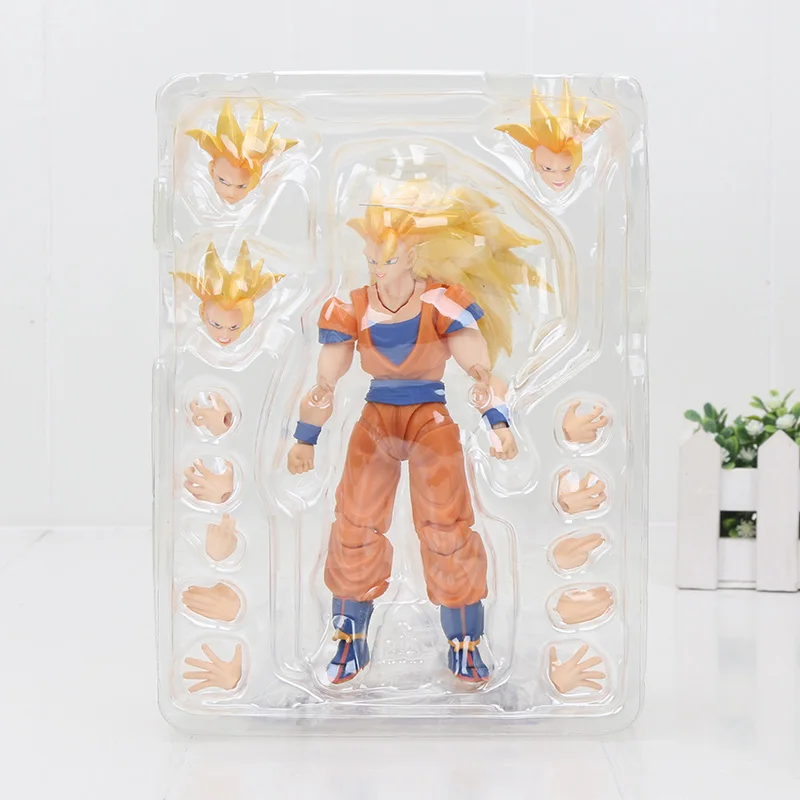 Коробка 11,5-17 см Супер Saiyan Son Goku Vegetto Vegeta trunks ПВХ Фигурки Dragon Ball Z Коллекционная модель куклы игрушки фигурка - Цвет: angel goku