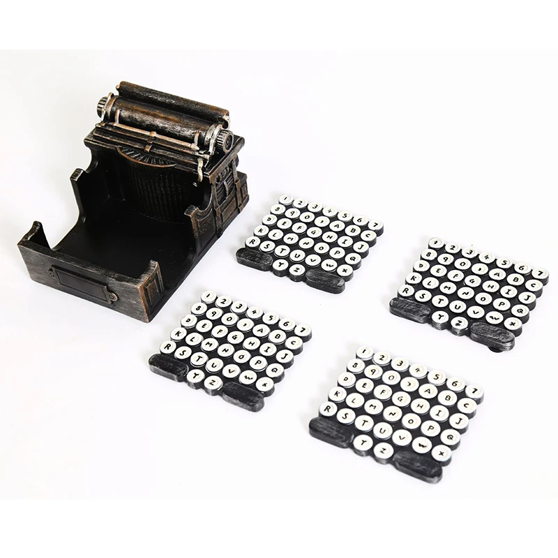 Винтажная Ретро полимерная модель пишущей машинки украшения для камеры реквизит