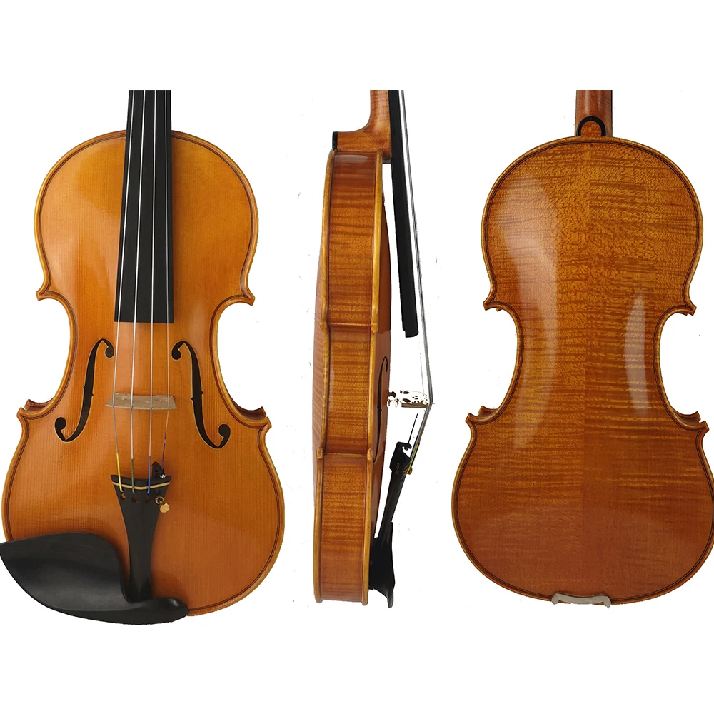 Копия guisppe Guarneri del Gesu II 1743 скрипка FPVN04 масляный лак 100% ручной работы чехол из