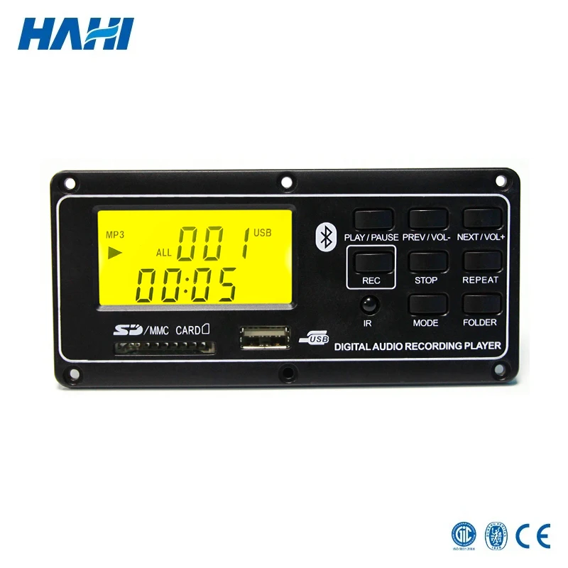 Беспроводной Bluetooth DC12V MP3 WMA декодер доска аудио модуль USB AUX FM SD карта Радио пульт дистанционного управления для автомобиля аксессуары