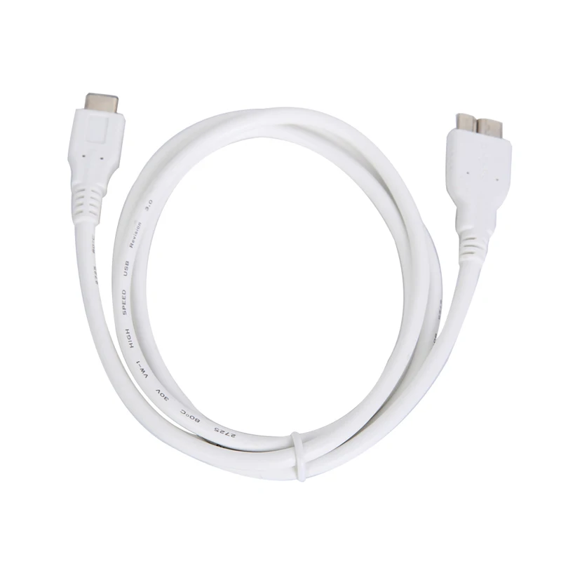 Черный кабель USB 3 1 10 Гбит/с Type C папа-Micro Mini 0 для жесткого диска Macbook | Компьютеры и