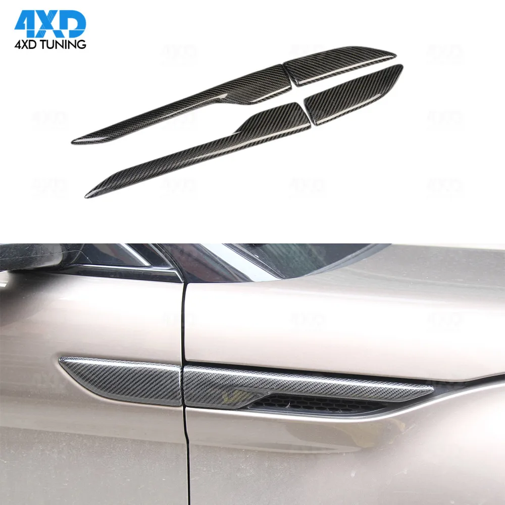 УГЛЕРОДНЫЙ светильник Fender Для Land Rover Range Evoque боковое вентиляционное отверстие