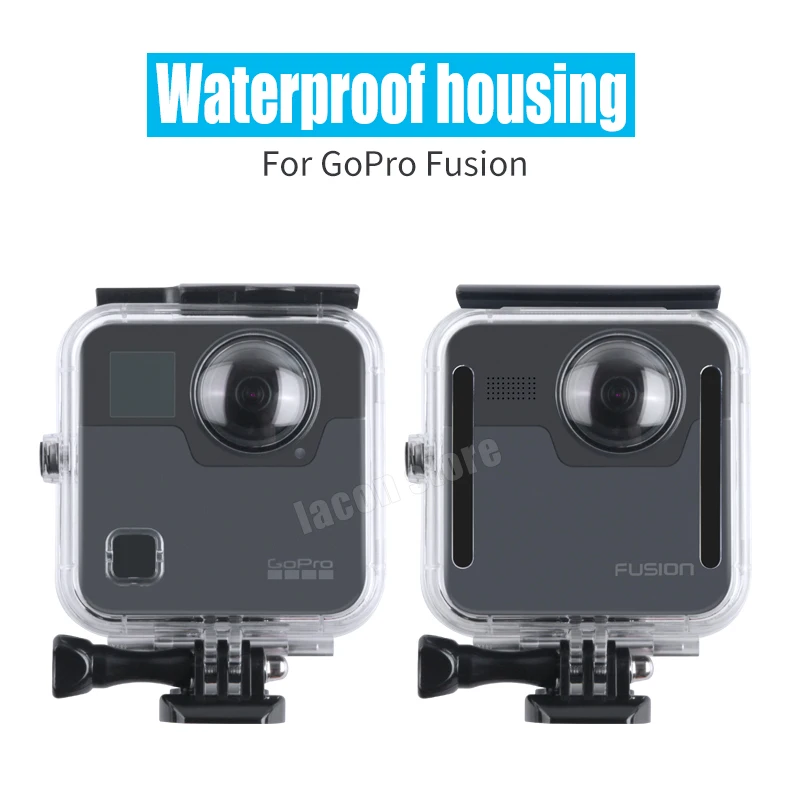 40 м водонепроницаемый чехол на заднюю дверь для камеры Gopro Fusion 360 Подводный бокс для Go Pro Fusion аксессуары для экшн-камеры