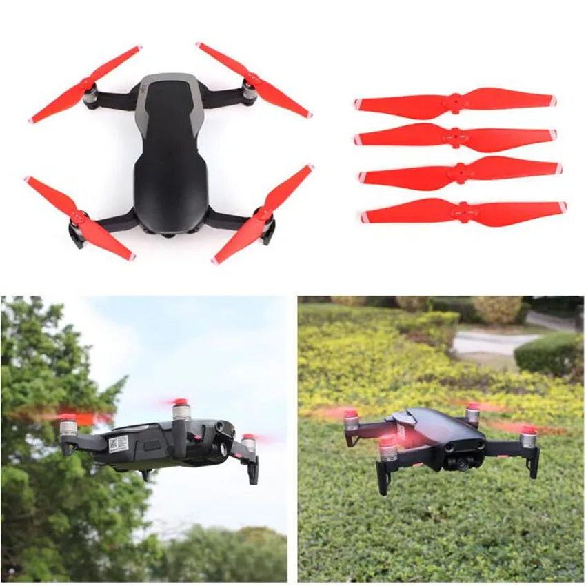 2 пары для DJI Mavic Air быстросъемные пропеллеры с низким уровнем шума CCW/CW реквизиты