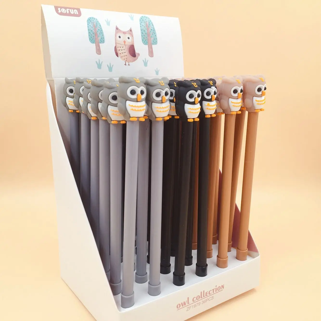 36 шт./лот 0 5 мм гелевая ручка для подписи с коллекцией Совы Escolar Papelaria School Office Supply