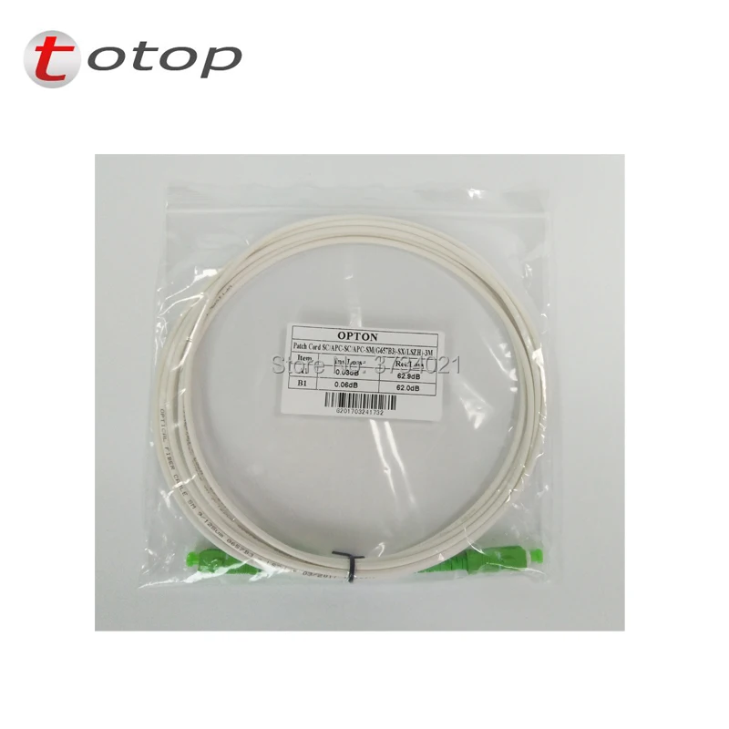 10 шт./лот волоконно оптический патч корд 3 м Одномодовый SX patchcord 0 мм Диаметр