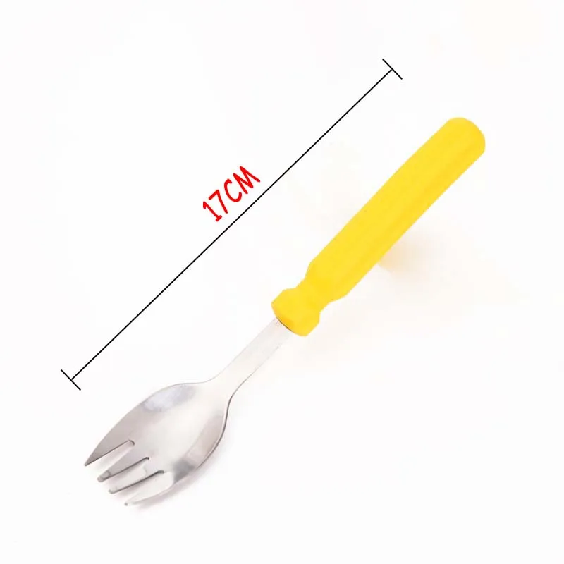 Tool Style Flatware Children Dinnerware Set Spanner Design Steak Knife Kid Tableware Soup Scoop Dinner Fork 3pcs | Дом и сад