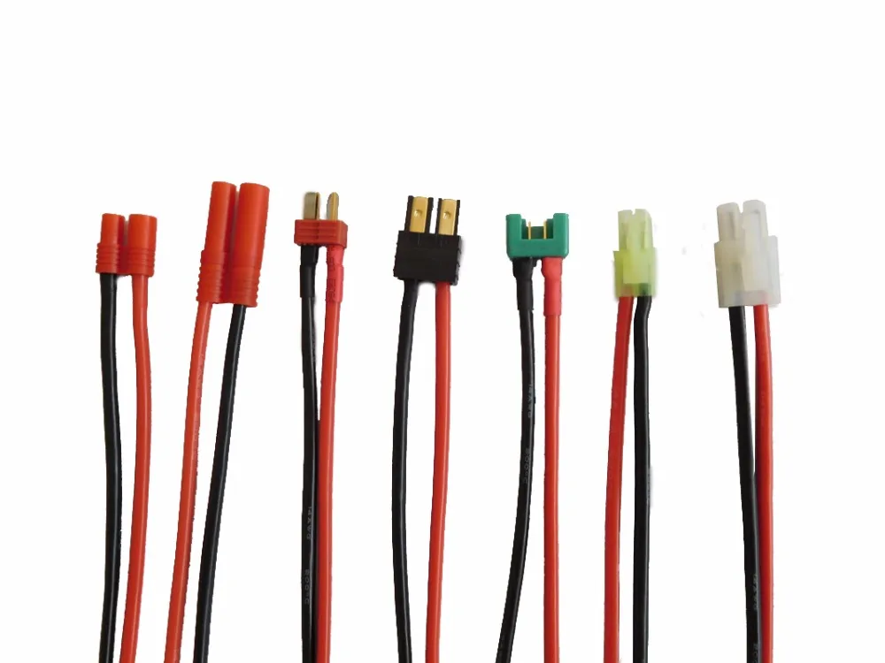 2 шт. зарядный кабель Tamiya/Mini Tamiya/MPX/TRX/XT Deans 4 мм