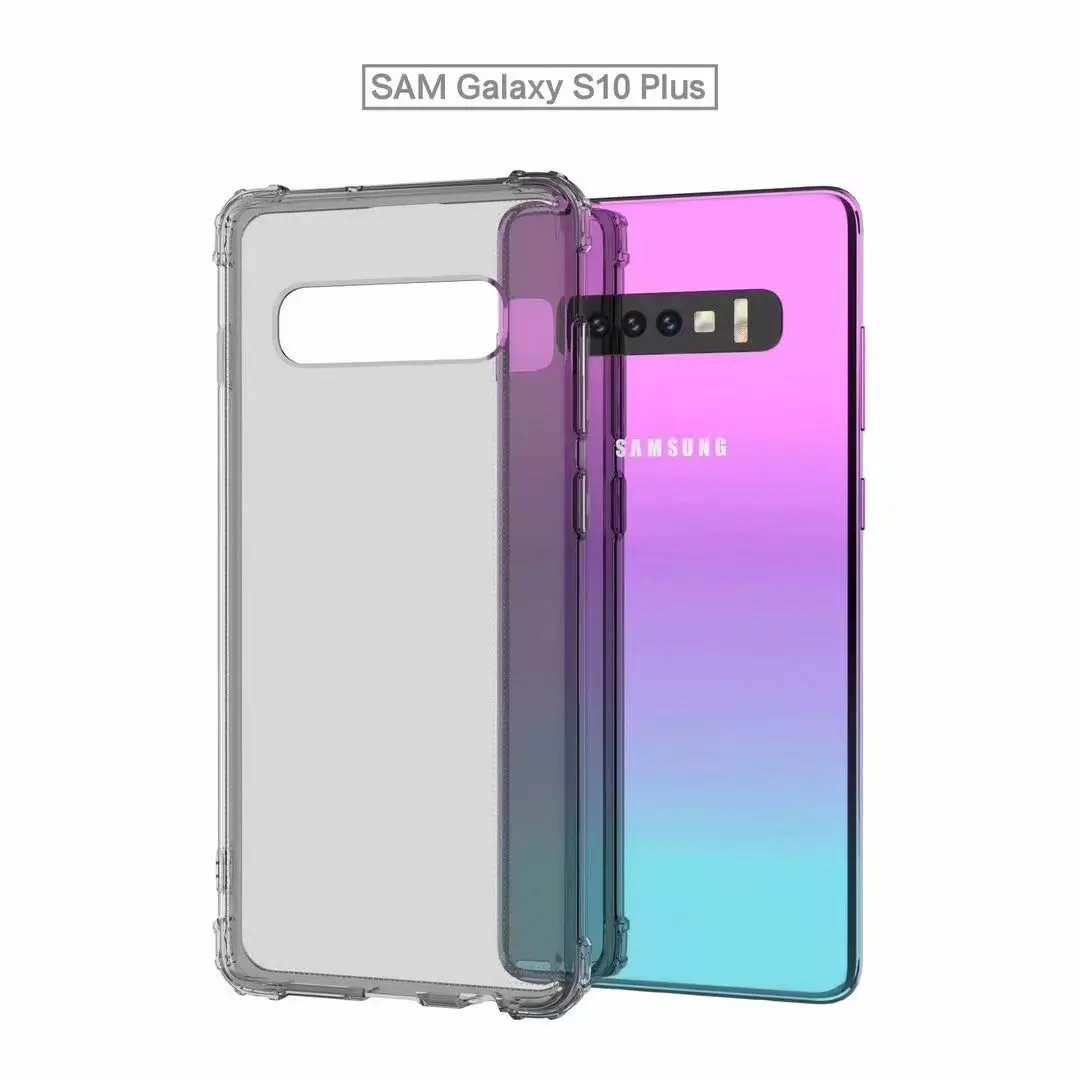 Galaxy S10 плюс чехол Роскошный Анти-противоударный бампер прочный Чехол из ТПУ и