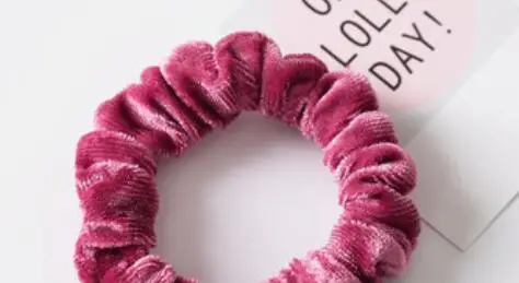 Purple Red Модные женские туфли коралловый флис мини резинки для волос прекрасные волосы scrunchies девушки милые аксессуар для волос хвост держатель - Цвет: Purple Red