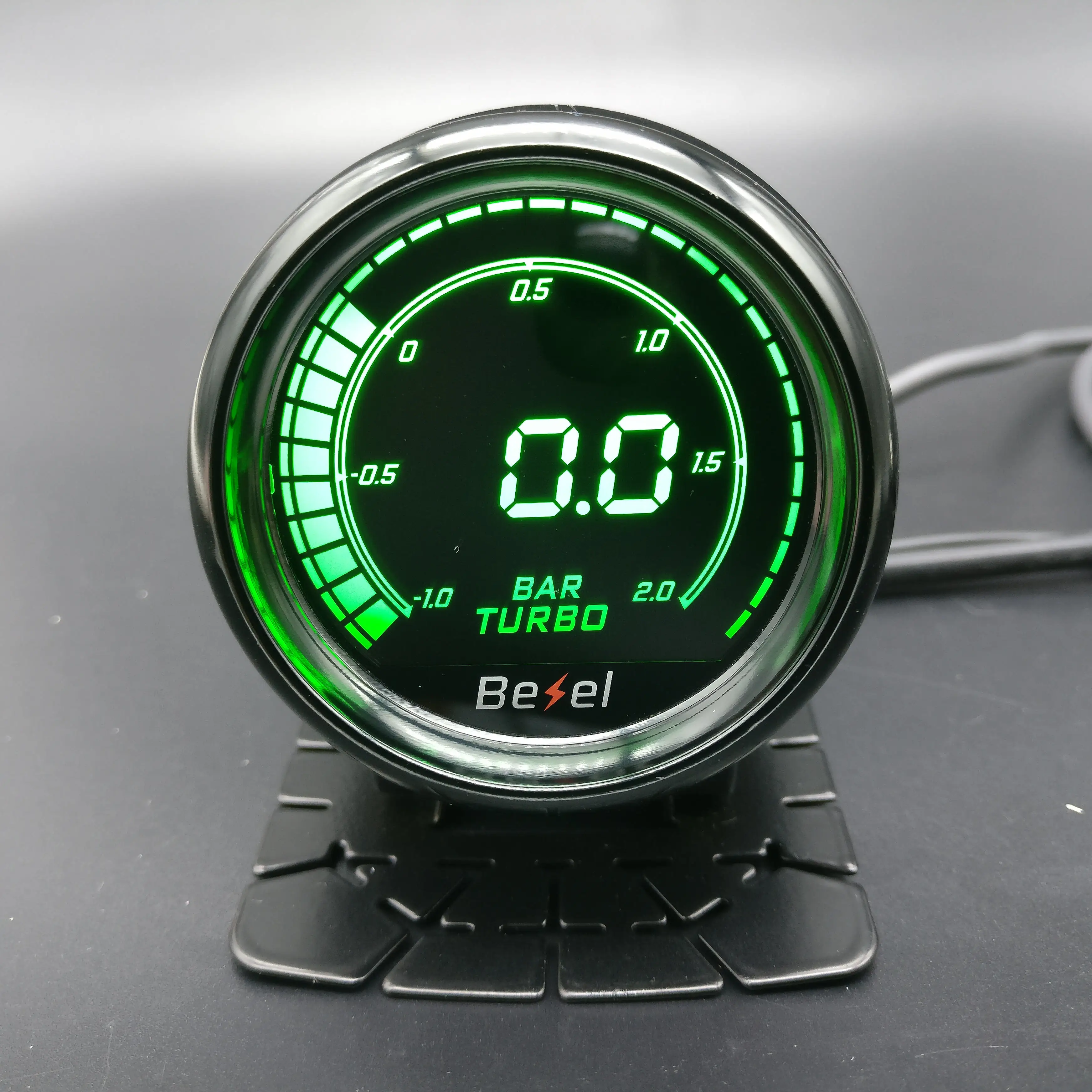 Дизайн " 52 мм EVO lcd Turbo 2 БАР МАНОМЕТР Boost gauge метр монитор 7 цветов в комплекте Калибр pod электрический датчик