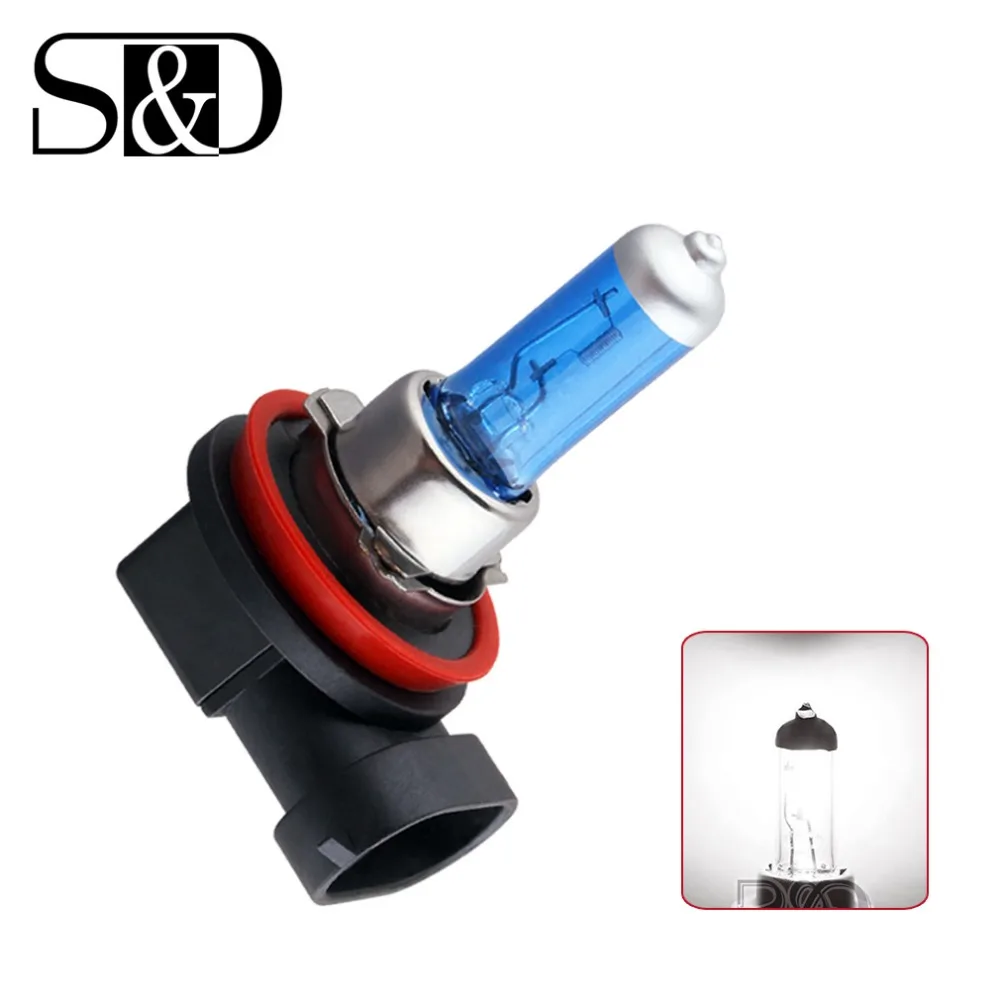 

S&D H8 Car Headlight Halogen Bulb Fog light Super White 5000K H11 H3 H1 H7 H4 HB3 HB4 9005 9006 880 881 Auto Lamp 55W 100W 12V