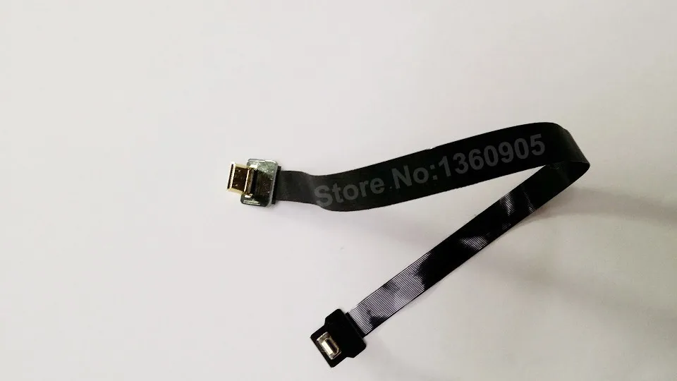 5 см/10 см/15 см/20 см/30 см ультра тонкий HDMI кабель Тип C под углом 90 градусов для микро вниз угол 90 градусов Плоская Лента HDMI кабель FPV