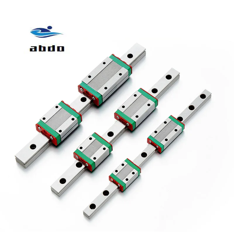 

High-quality 2 PCS MGN9H or MGN9C block for MGN9 MR9 9mm Linear Guide 9mm linear rail way Long linear carriage for CNC parts