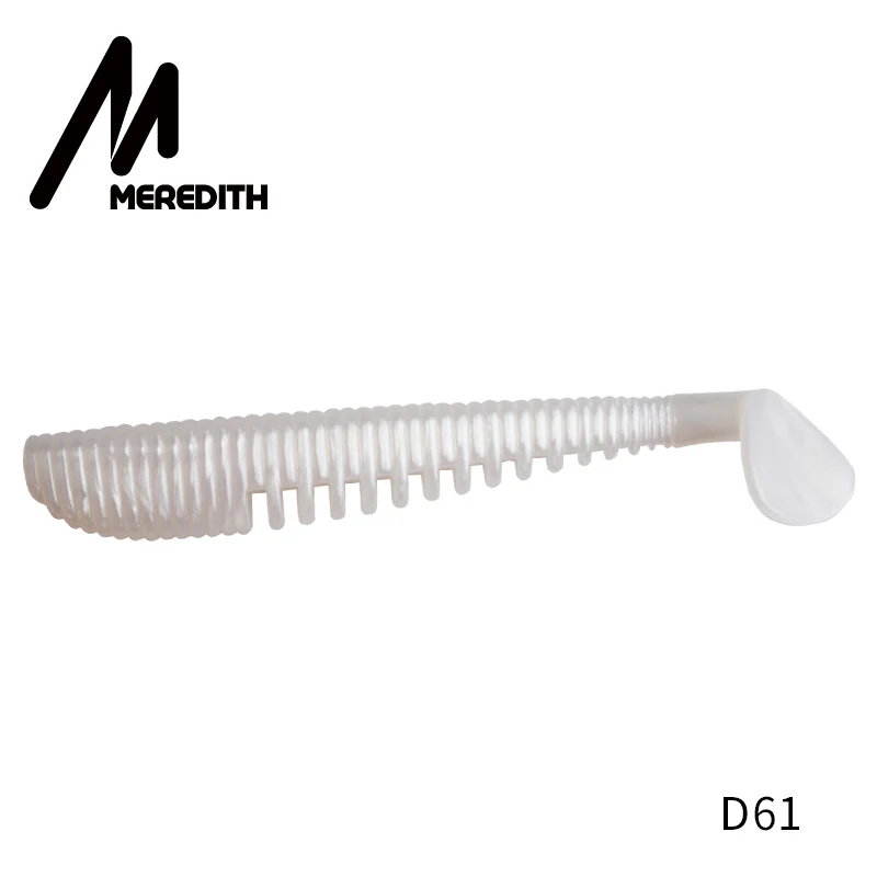 D61 MEREDITH Awaruna рыболовные приманки 95 мм 5,1 г 5 шт. искусственные приманки воблеры Shad Carp Силиконовые мягкие приманки для рыбалки - Цвет: D61