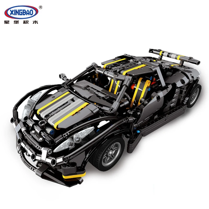 XingBao 07002 креативная серия MOC Car 1177 шт. балисонг набор суперкаров строительные блоки