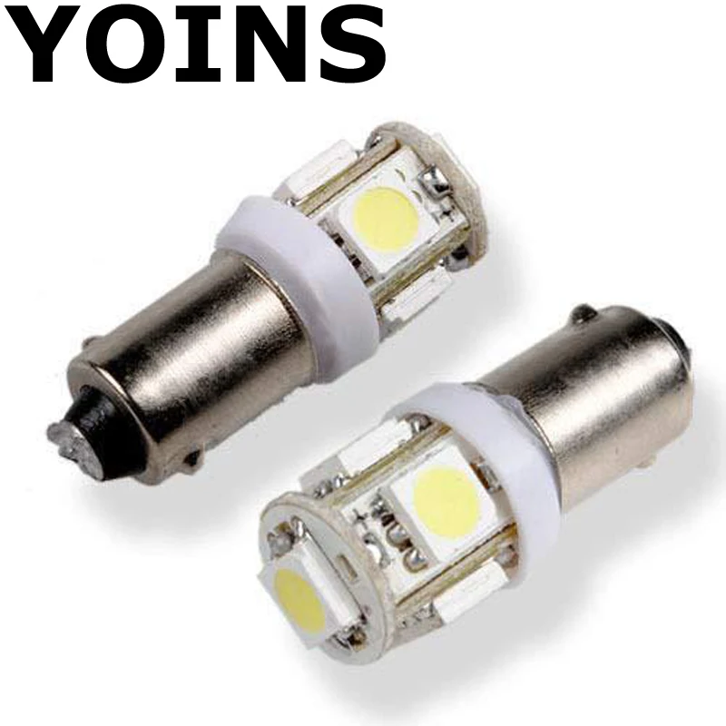 2x BA9S 5050 5 SMD led 5smd 12В автомобильная лампа поворотный светильник белый розовый