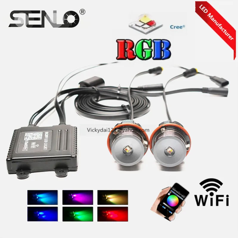 

Rgb-маркер для bm W E39, 20 Вт, светодиодный, популярные, Wi-Fi, изменение цвета