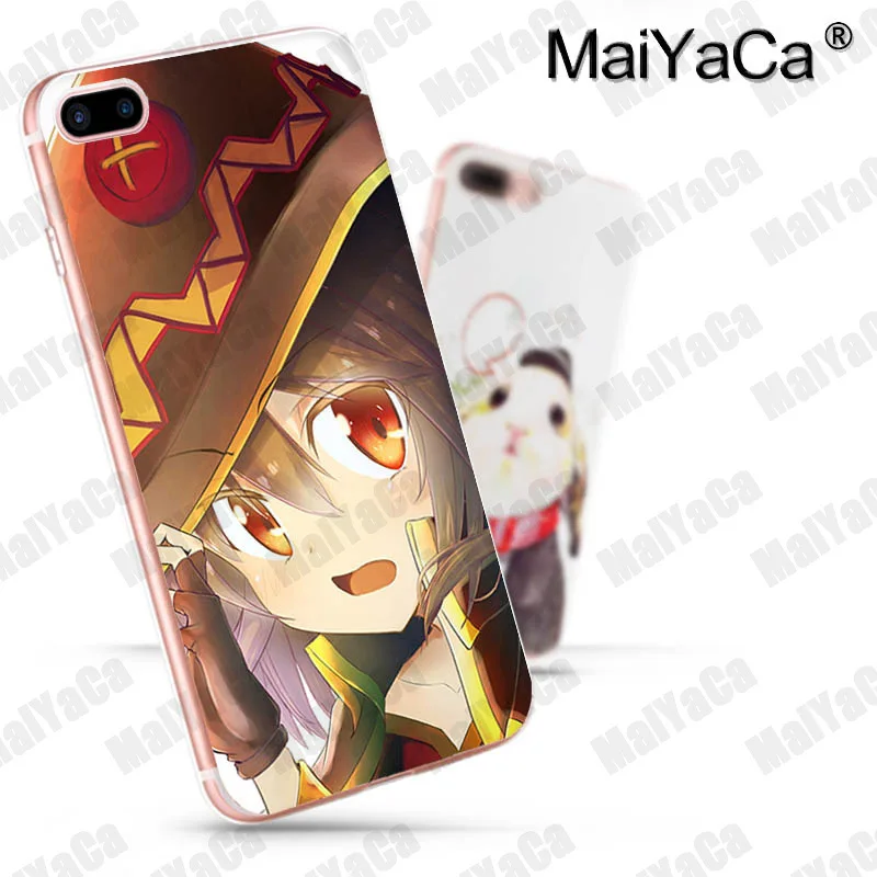 Чехол для телефона MaiYaCa японский аниме Konosuba Megumin Style iphone SE 2020 11 pro 8 7 66S Plus X 5S XS XR