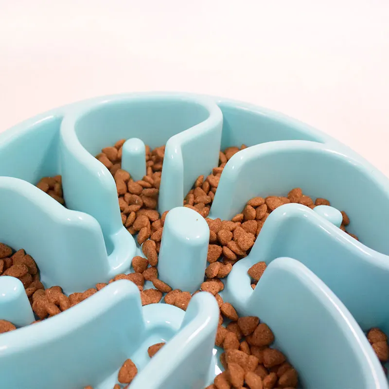 Интерактивная миска для питомца собаки кошки медленное питание 1 шт.