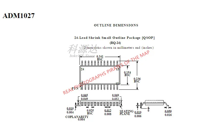 5pcs/lot ADM1027RQ SSOP24 ADM1027 In Stock | Электроника
