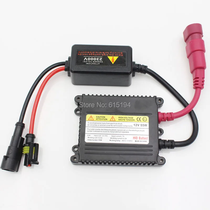 H7 Ксенон canbus 55 w 12000 k 4300 k 6000 k 8000 k bi xenon H7 H1 HB4 H3 55 Вт светодиодные лампы 12 v HID комплект тонкий балласт автомобильных фар H4-3 биксенон