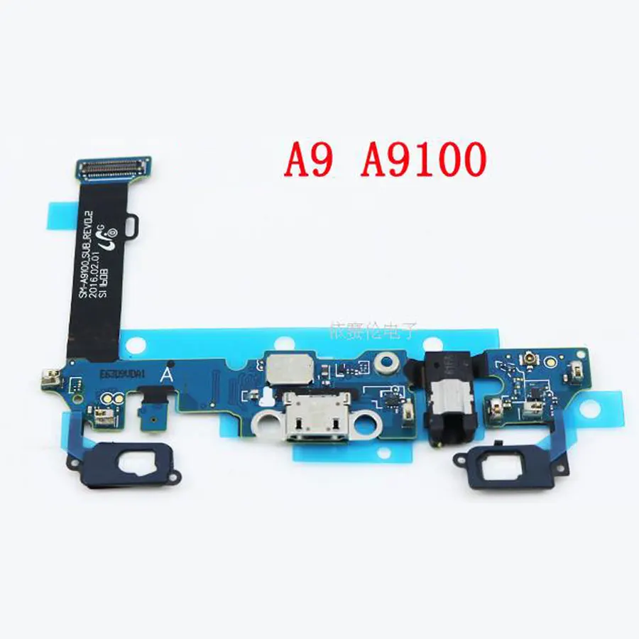 A9 A9100 Микро-зарядка через usb Нижняя плата для Samsung Galaxy A3 A5 A7 A8 A9 док-станция шлейф разъема для наушников кабель A300F A500F A700F A910F - Цвет: A9 A9100