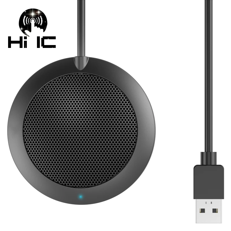 USB проводной настольный компьютер конференц круглый конденсаторный микрофон