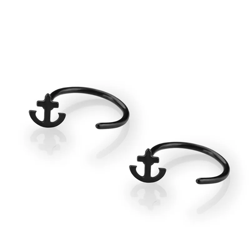 Мужские и женские серьги гвоздики из нержавеющей стали 2 4 дюйма|Украшения для