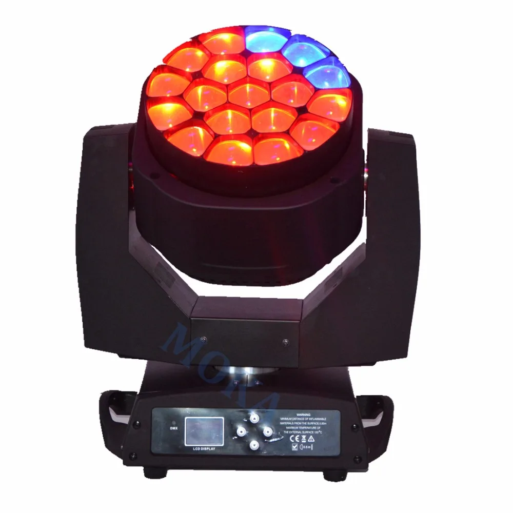 19x15W RGBW 4in 1 LED Bee Eye Moving Head Light Disco lighting для концерта/Вечеринки/сцены|bee eye|disco lightmoving head