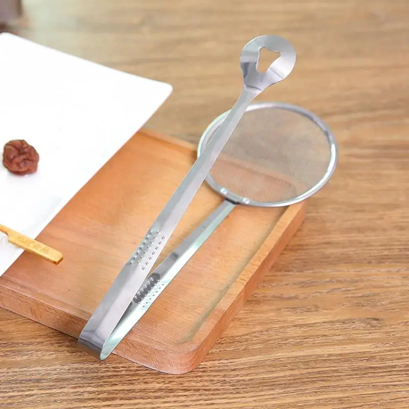 Зажим для слива масла из нержавеющей стали ложка барбекю зажим жарки кухонный