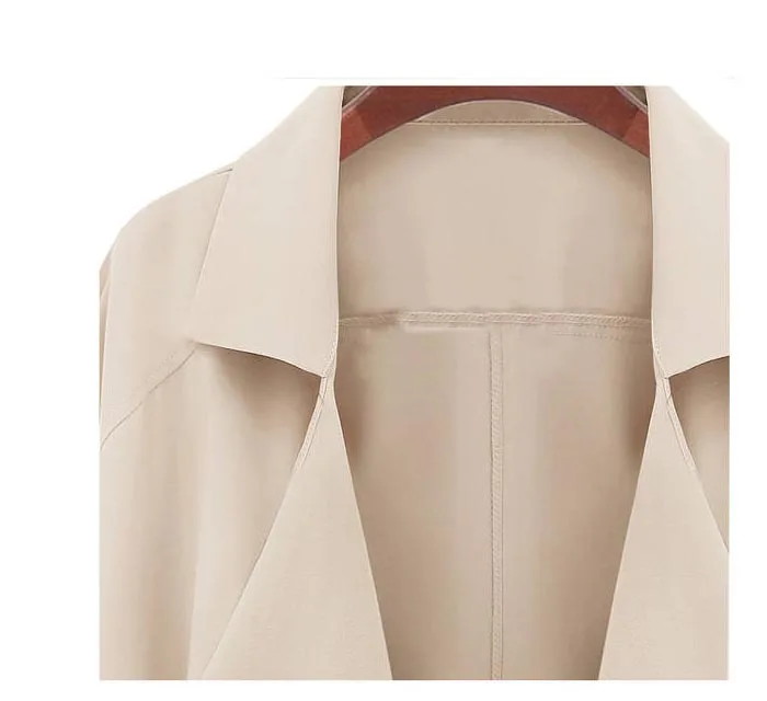 Ветровка женская осенняя однотонная цвета хаки|top coat manicure|coated fiberglasscoat sheep |