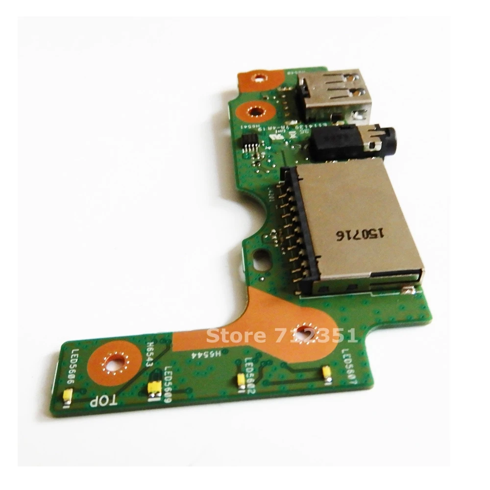 X556UJ для ASUS X556U X556UJQ X556UB X556UA X555UV FL5900 LF5800 ноутбук аудио USB2.0 IO Плата интерфейс гнездо